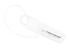 Słuchawka Esperanza CELEBES EH184W (douszne; Bluetooth; z wbudowanym mikrofonem; kolor biały)
