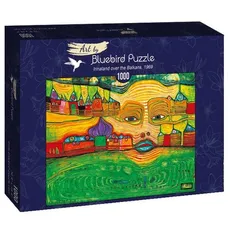 Puzzle Wschód słońca nad Bałkanami HunderTwasser 1000 - Outlet