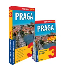 Praga explore! guide 3w1: przewodnik + atlas + mapa - Outlet - Katarzyna Byrtek
