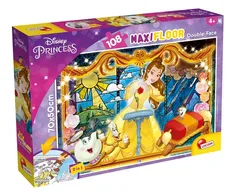 Puzzle dwustronne Maxi Podłogowe Księżniczki 108