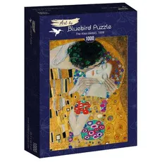 Puzzle Pocałunek-fragment, Gustaw Klimt 1000