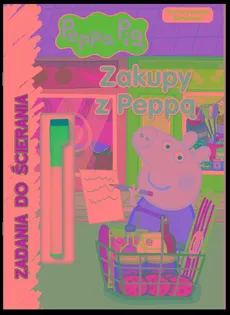 Peppa Pig Zadania do ścierania Zakupy z Peppą