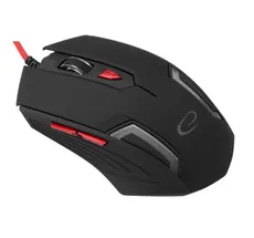Mysz komputerowa Esperanza 6D EGM205R (optyczna; 2400 DPI; kolor czarny, kolor czerwony)