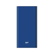 Powerbank Silicon Power QP60 10000mAh QC3.0+PD 1x USB-C, 2x USB-A, niebieski