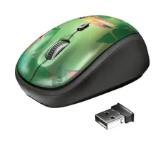 Mysz Trust Yvi Wireless Toucan 23389 (optyczna; 1600 DPI; kolor zielony)