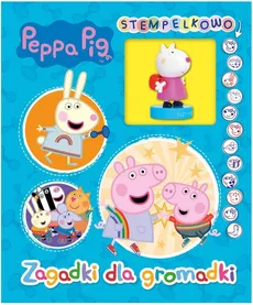 Peppa Pig Stempelkowo Zagadki dla gromadki - Outlet