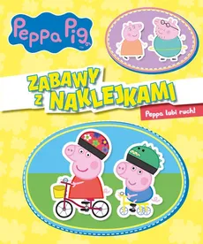 Peppa Pig Zabawy z naklejkami Peppa lubi ruch! - Outlet