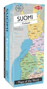 Puzzle Mapa Finlandii 1000