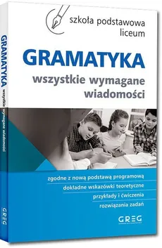 Gramatyka szkoła podstawowa gimnazjum - Dorota Stopka