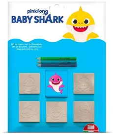 Pieczątki Baby Shark 5 sztuknull