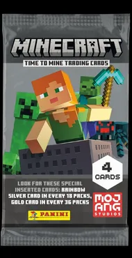 Minecraft Saszetki z kartami 4 karty