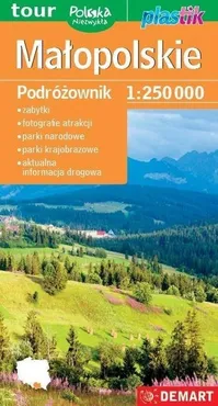 Województwo małopolskie Podróżownik mapa turystyczna 1:250 000