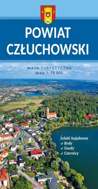 Powiat Człuchowski Mapa turystyczna 1:75 000