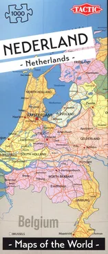 Puzzle Mapa Holandii 1000