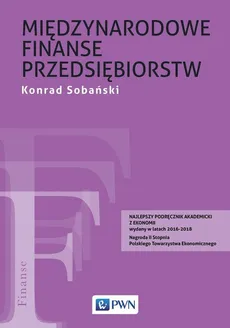 Międzynarodowe finanse przedsiębiorstw - Outlet - Konrad Sobański