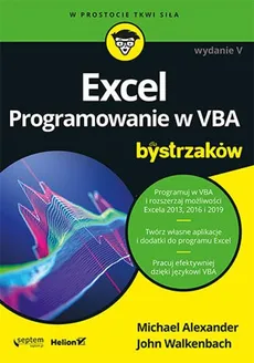 Excel Programowanie w VBA dla bystrzaków - Outlet - Michael Alexander, John Walkenbach