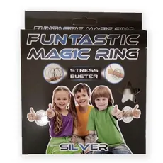 Magic ring Wirujące pierścienie srebrny