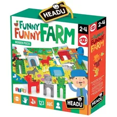 Zabawna, zabawna farma - puzzle Montessori - Outlet