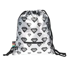 Worko-plecak na sznurkach St.Right Silver Diamonds