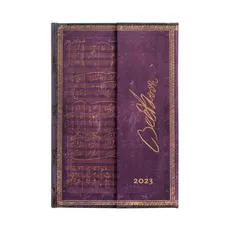 Kalendarz Paperblanks 2023 Beethoven, Violin Sonata No. 10 Mini Tygodniowy