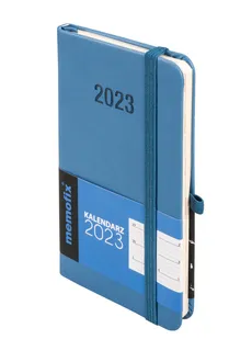 Kalendarz 2023 Vivella Memofix A6 TDW niebieski