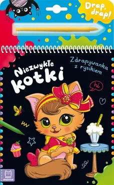 Niezwykłe kotki Zdrapywanka z rysikiem - Anna Podgórska