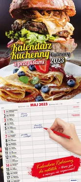 Kalendarz 2023 paskowy spirala Kuchenny KPD-3