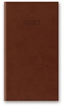 Kalendarz 2023 A6 TDW VIVELLA Brąz
