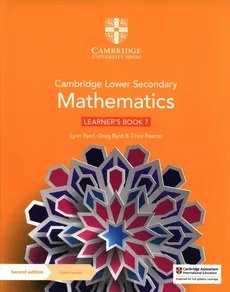 Cambridge Lower Secondary Mathematics Learner's Book 7 with Digital Access - Greg Byrd, Lynn Byrd, Chris Pearce