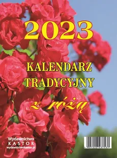 Kalendarz 2023 KL14 Tradycyjny z różą zdzierak - Outlet