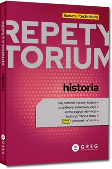 Repetytorium - liceum/technikum - historia - 2023 - Outlet