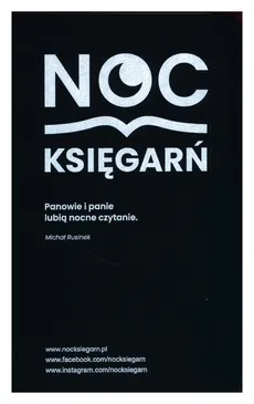 Notes Moleskine Noc Księgarń Panowie i panie… Cahier P - Outlet