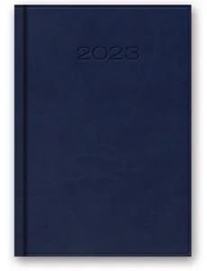 Kalendarz 2023 B6 dzienny vivella niebieski