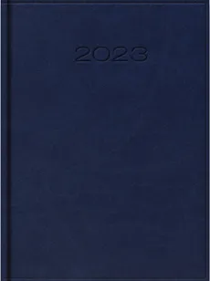 Kalendarz 2023 A5 dzienny vivella niebieski