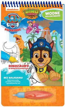 Psi Patrol Wodne kolorowanie Dinozaury w niebezpieczeństwie