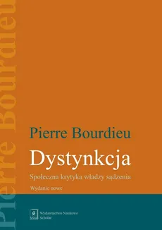 Dystynkcja - Outlet - Pierre Bourdieu