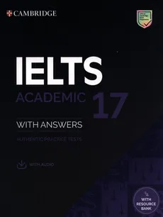 IELTS 17 Academic Student's Book with Answers with Audio with Resource Bank