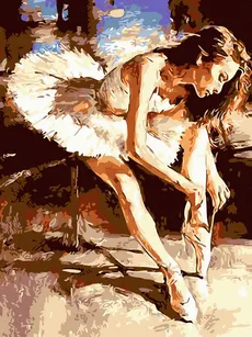 Malowanie po numerach 30x40cm Młoda baletnica