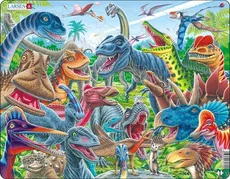 Układanka Selfie Wesołe dinozaury 43 elementy