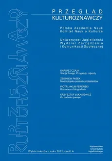 Przegląd Kulturoznawczy Rok 2012