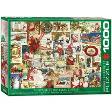 Puzzle 1000 Vintage Christmas Cards