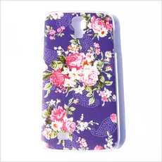 Etui na telefon Samsung Galaxy SIV (S4) "Kwiaty"