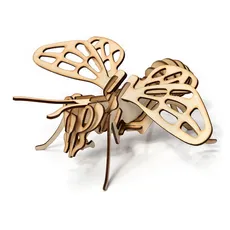 Little Story Drewniane Puzzle Model 3D - Pszczoła