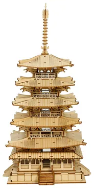 ROBOTIME Drewniane Puzzle 3D Pagoda