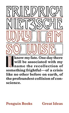 Why I am So Wise - Outlet - Friedrich Nietzsche