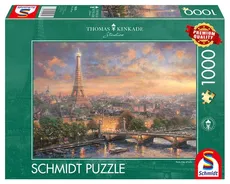 Puzzle 1000 Thomas Kinkade Paryż miasto miłości