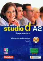 Studio d A2 Język niemiecki Podręcznik z ćwiczeniami Tom 1 z płytą CD