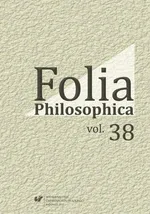 Folia Philosophica. Vol. 38 - 07 Benedykta Bornsteina recepcja  filozofii Immanuela Kanta