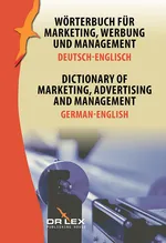 Dictionary of Marketing Advertising and Management German-English - Piotr Kapusta