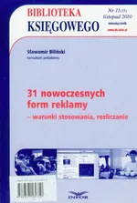 31 nowoczesnych form reklamy - Sławomir Biliński